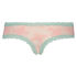 Brazilian V-shape Floral Mesh, Roze