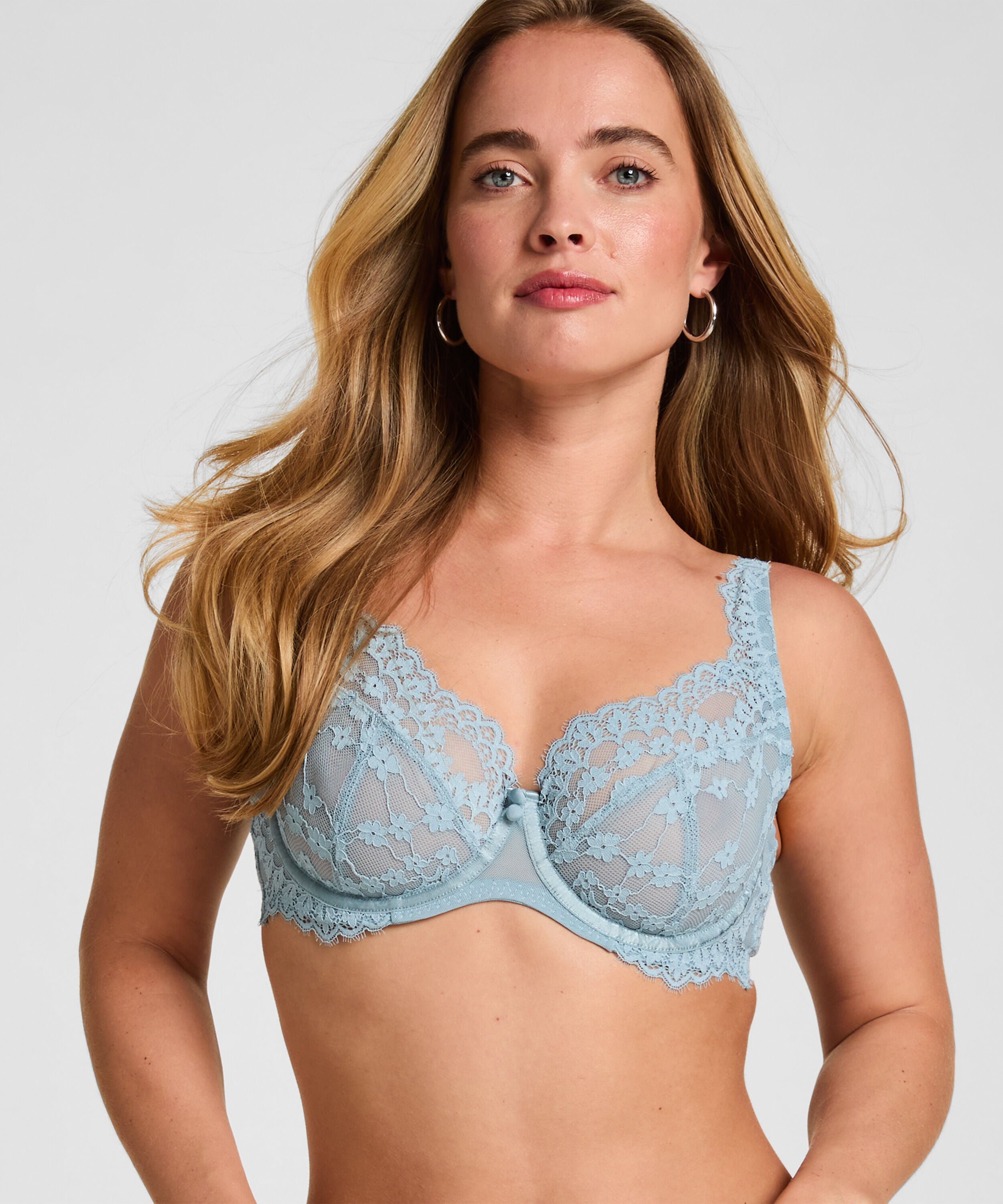 Niet-voorgevormde beugel bh Daisy, Blauw