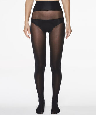 Naadloze Panty 40 Denier, Zwart