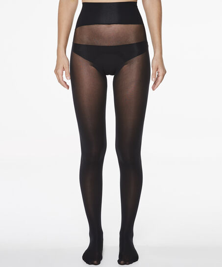 Naadloze Panty 40 Denier, Zwart