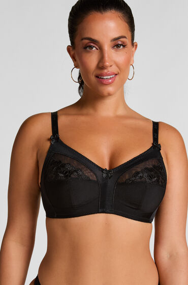 Hunkemöller Niet-voorgevormde bh zonder beugel Sara Zwart