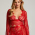 Top Allover Lace, Rood
