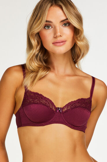 Hunkemöller Niet-voorgevormde beugel bh Sophie Paars