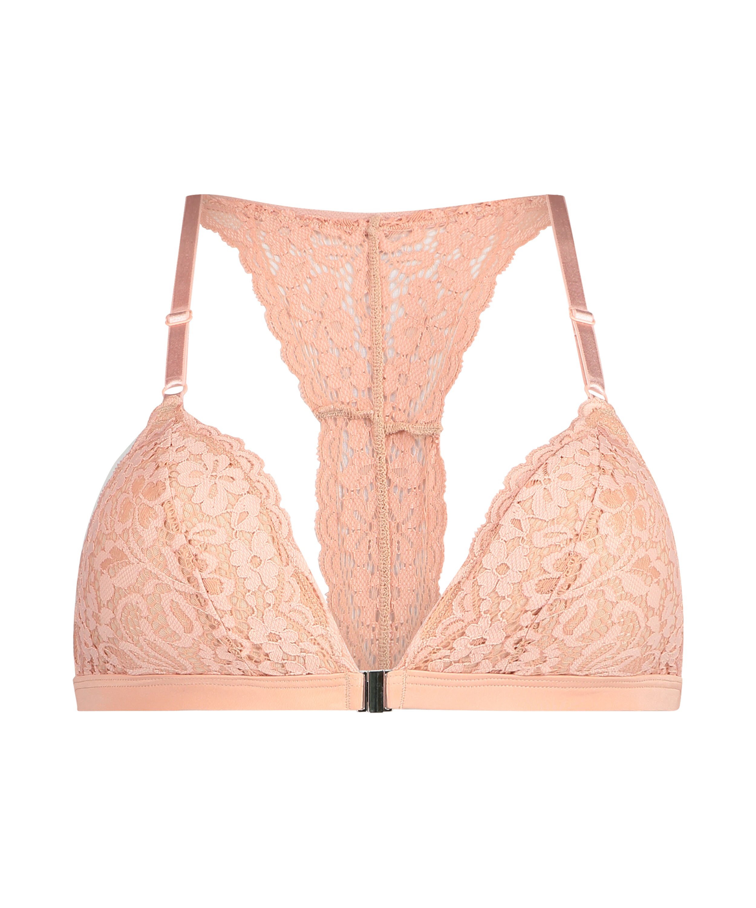 Voorgevormde triangle bralette Rose, Roze