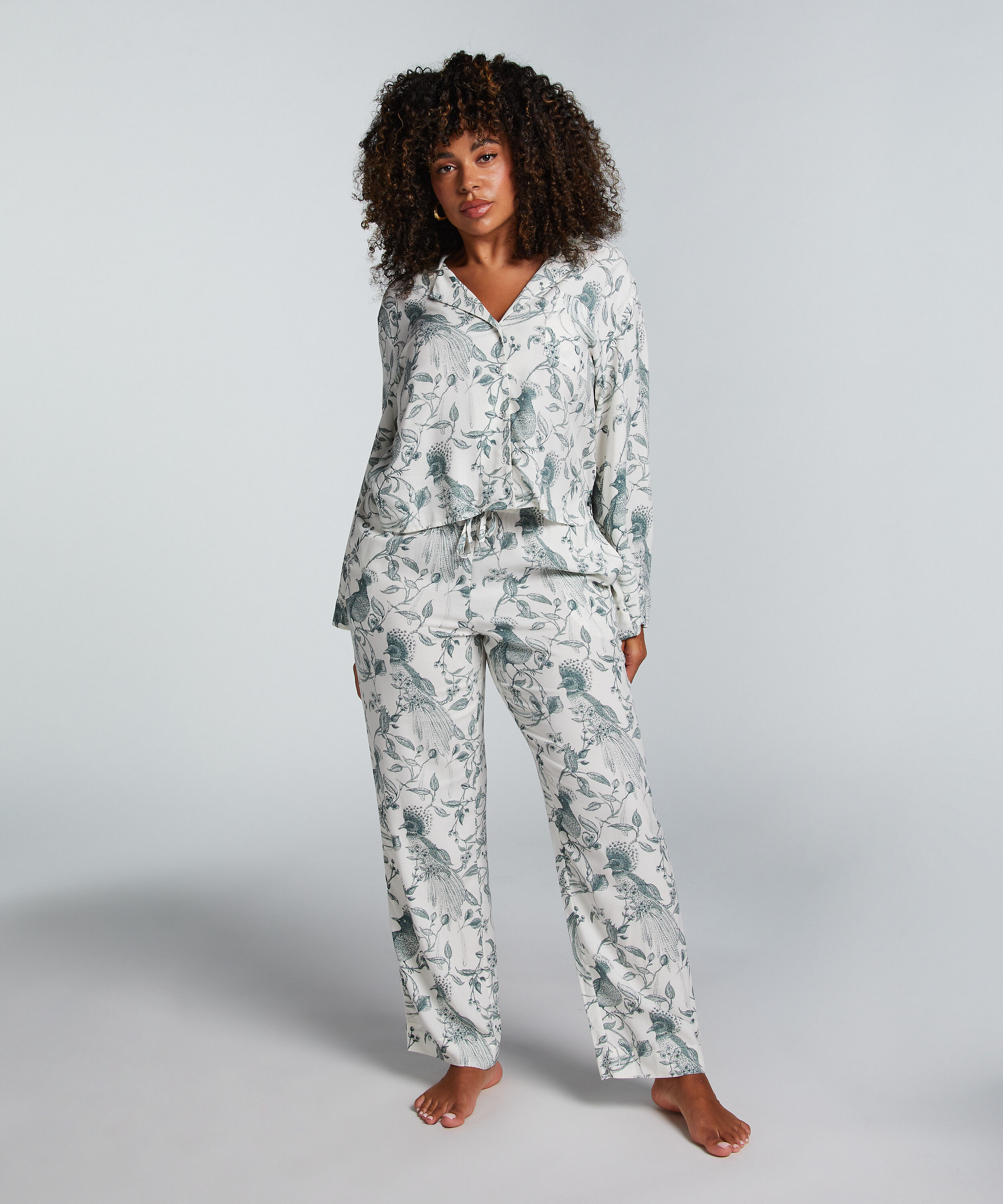Pyjamabroek Katoen, Wit