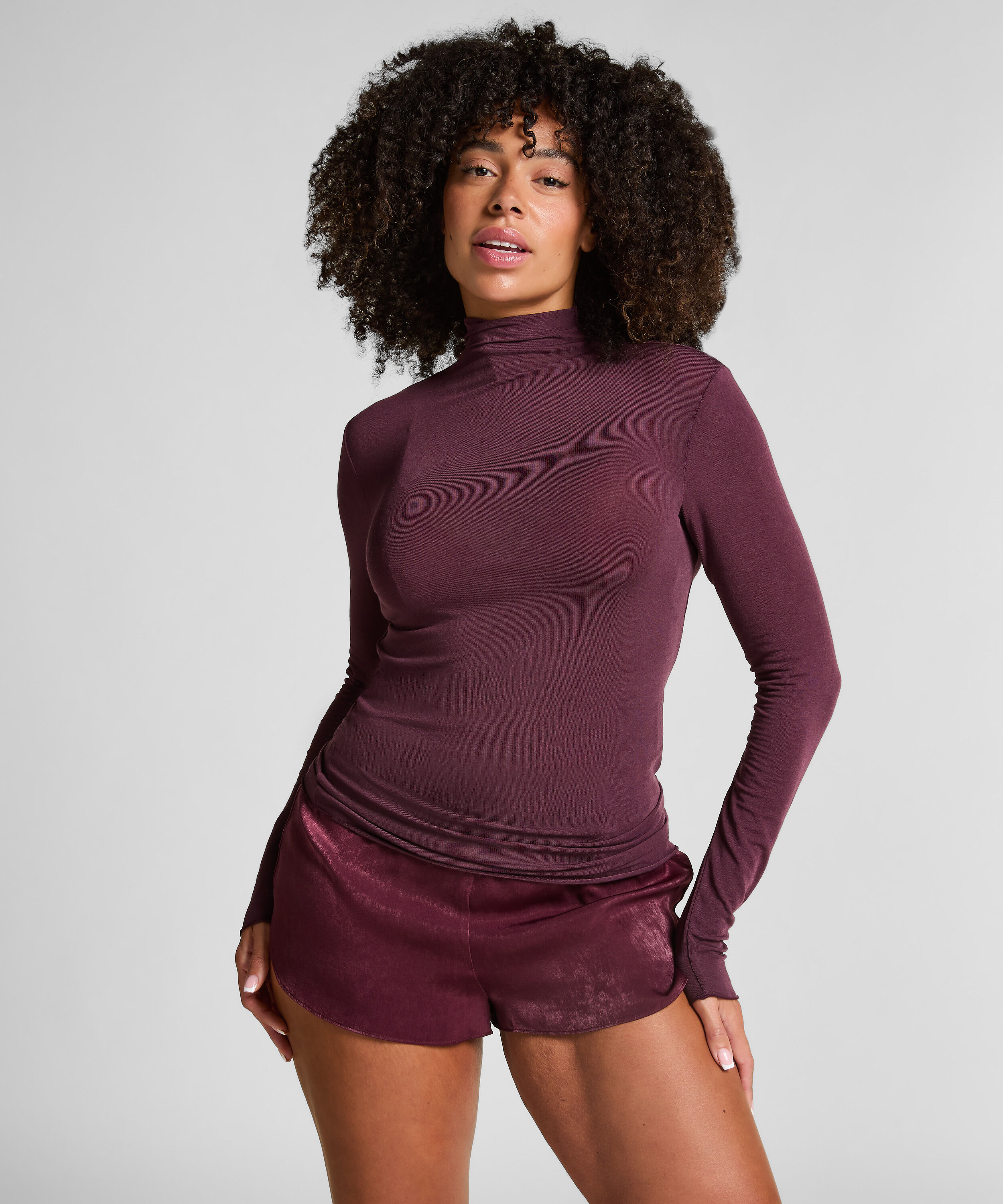 super soft Turtleneck Shirt met Cashmere