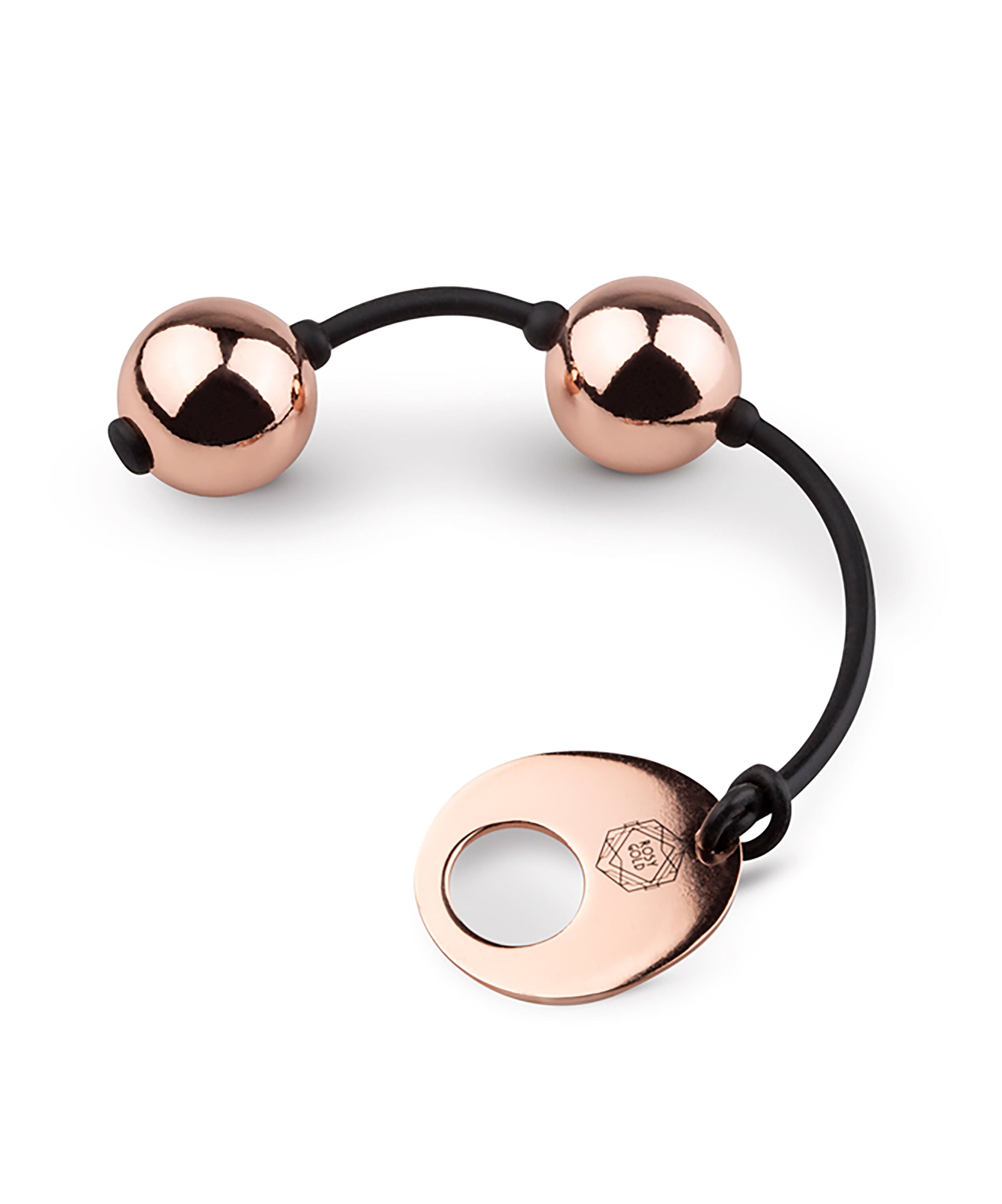 Rosy Gold Nouveau Kegel Balls, Roze