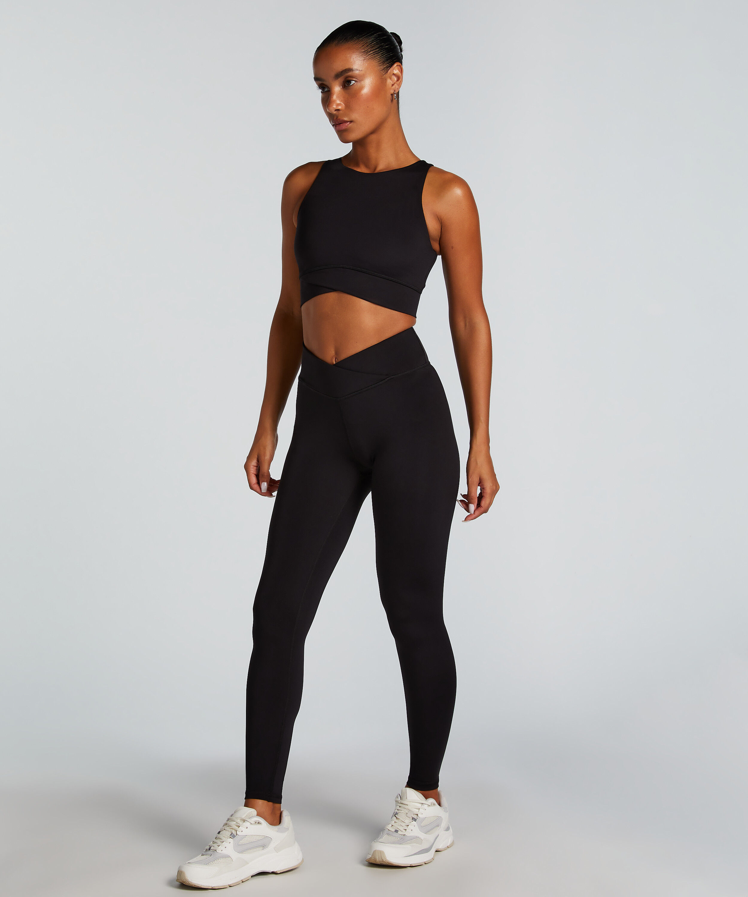 HKMX sportlegging met hoge taille, Zwart