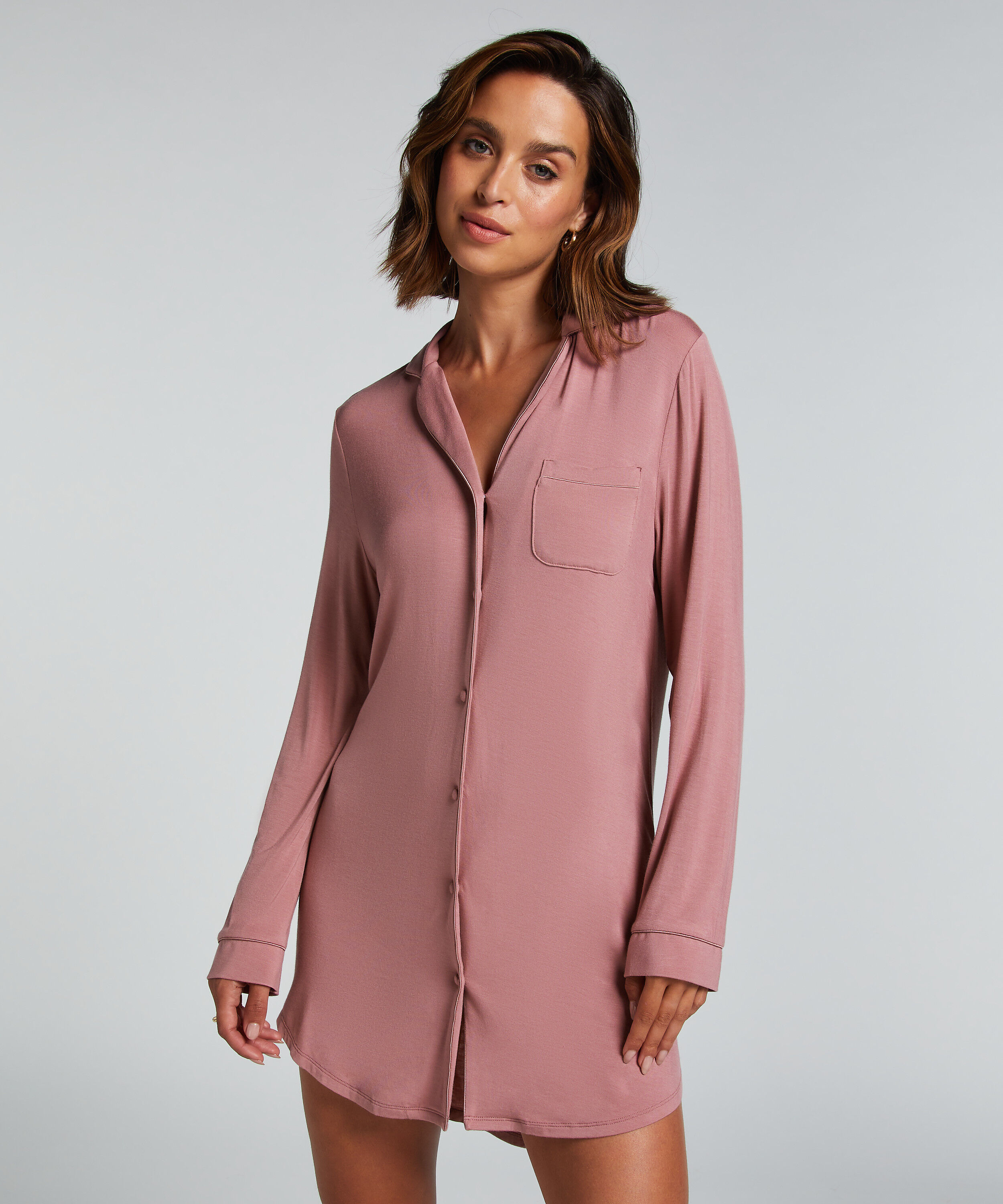 Nachthemd Jersey Essential, Roze