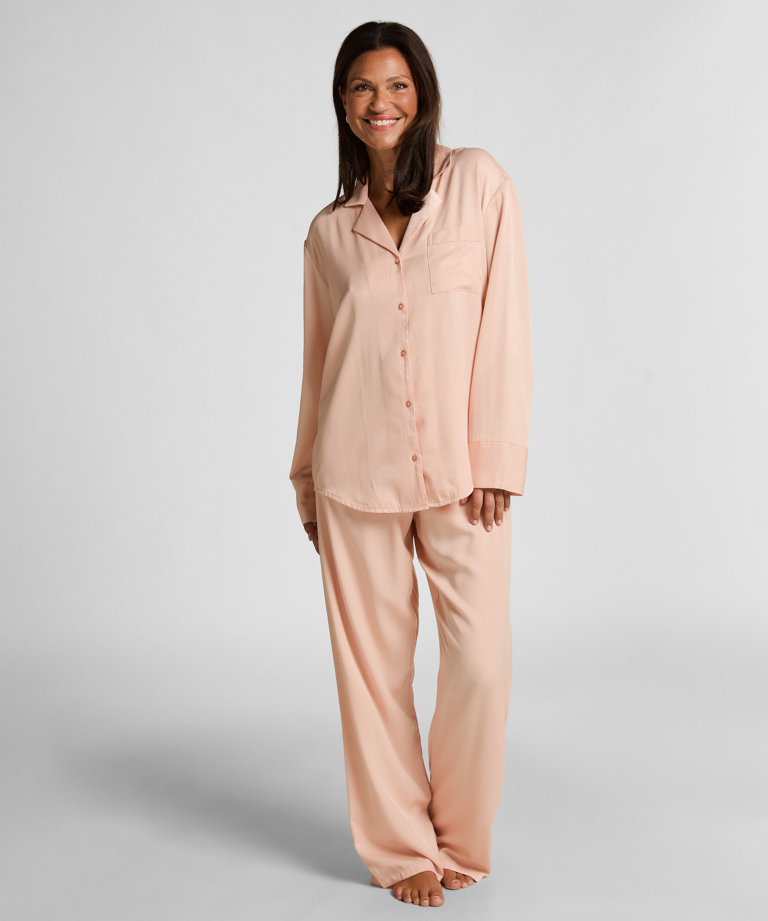 Jacket lange mouwen Satijn Ayla