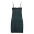 Slipdress Jersey lace, Groen
