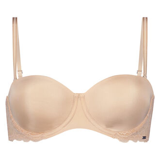 Voorgevormde strapless beugel bh Angie Nude, Huidskleur