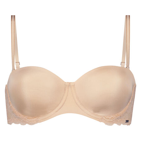 Voorgevormde strapless beugel bh Angie Nude, Huidskleur
