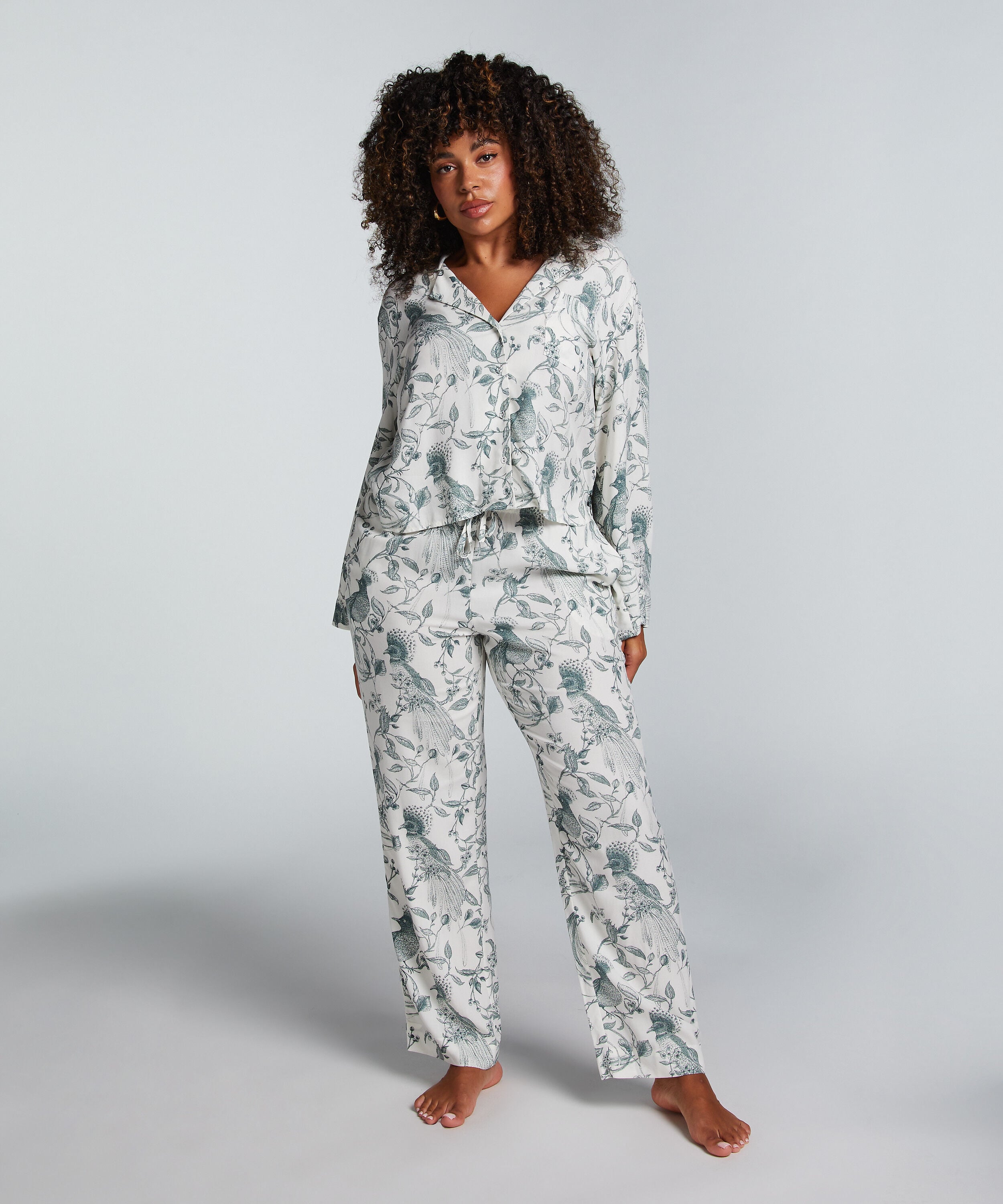 Pyjamabroek Katoen, Wit