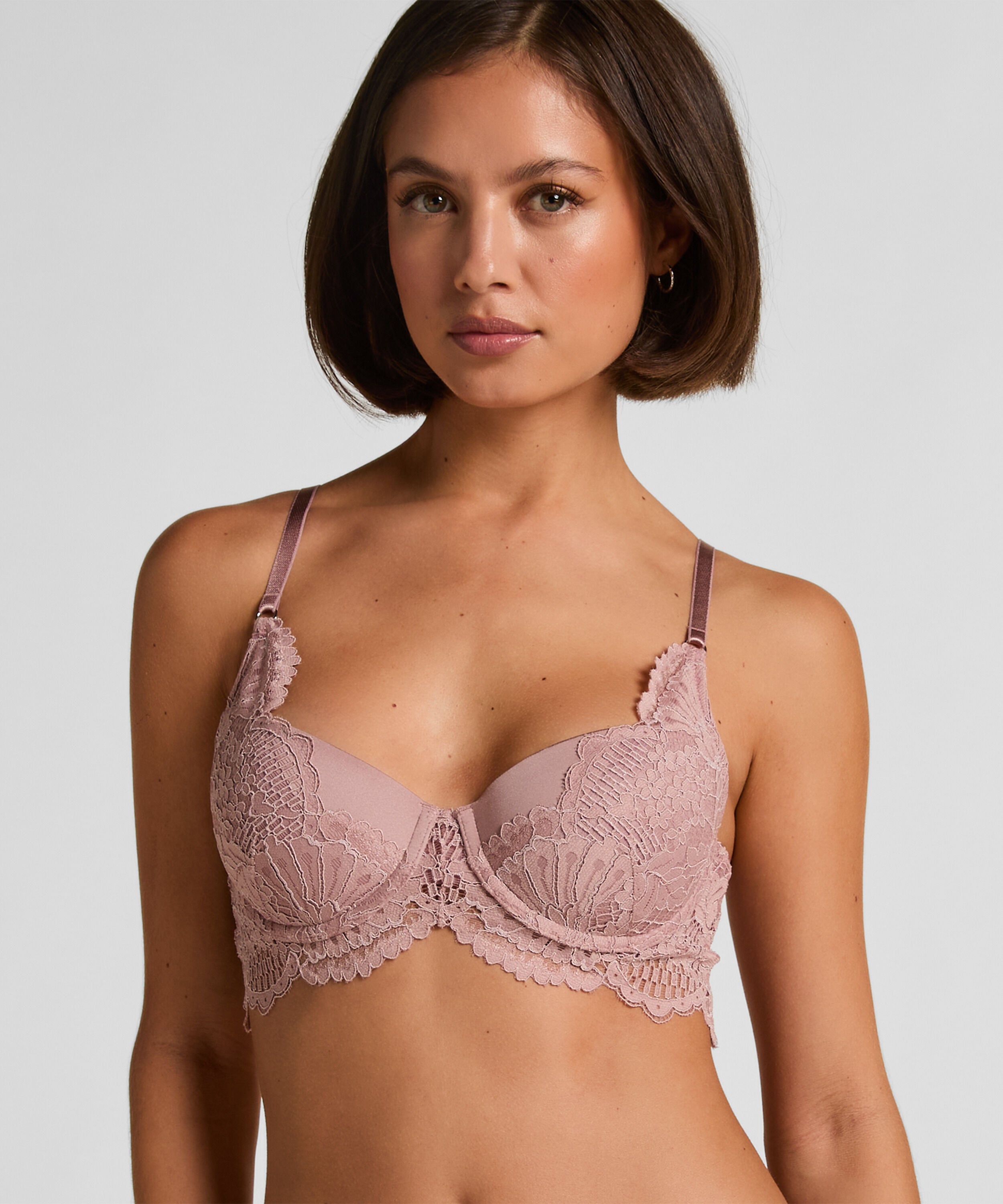 Voorgevormde longline beugel bh Essie, Paars Voorgevormde longline beugel bh Essie, Paars