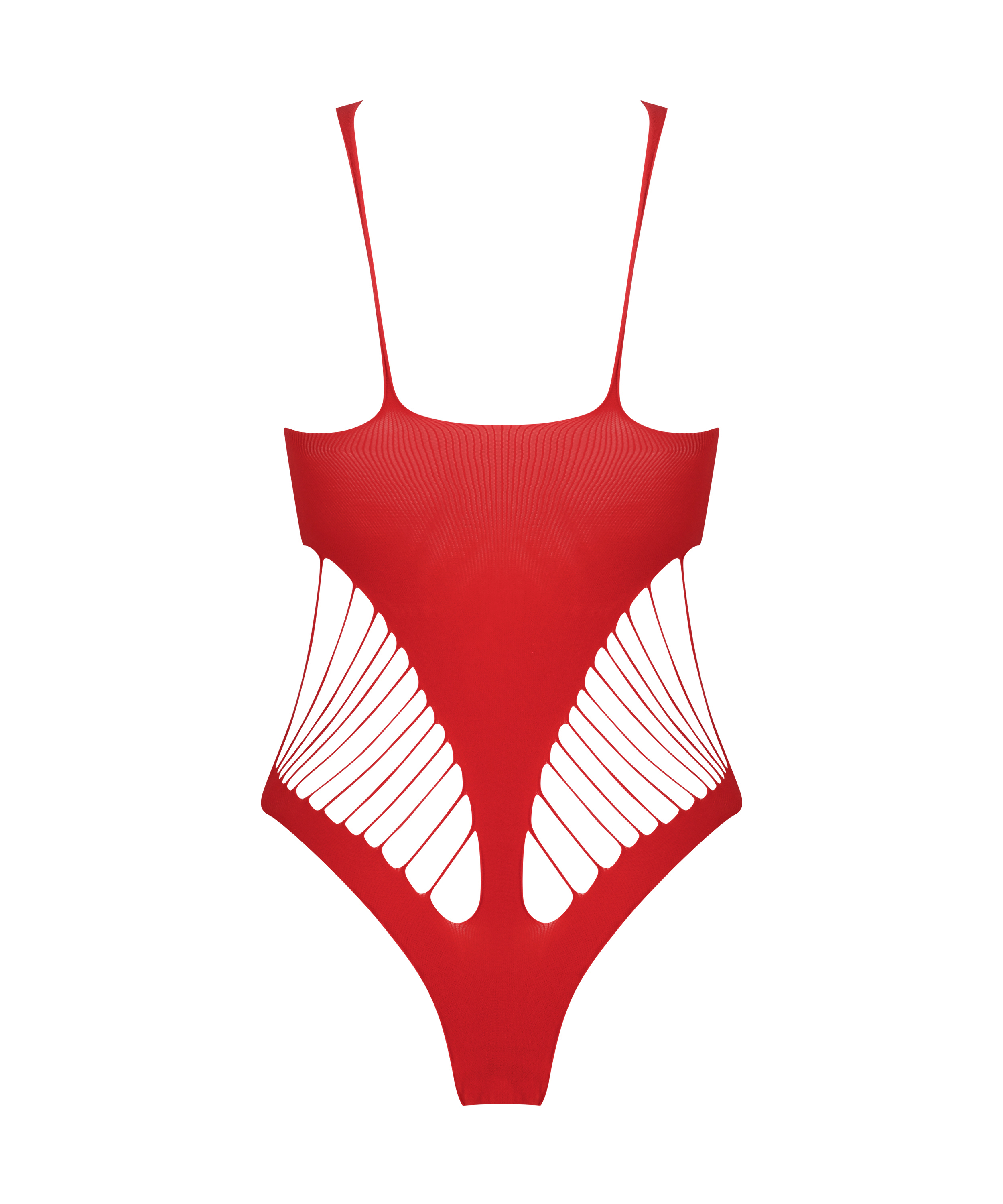 Private bodysuit Strappy, Rood, main