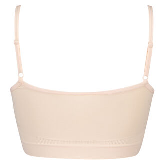 Naadloze strappy top, Roze