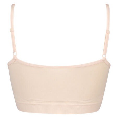 Naadloze strappy top, Roze
