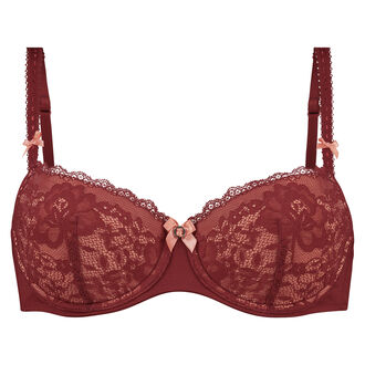 Voorgevormde beugel bh Theresa, Rood
