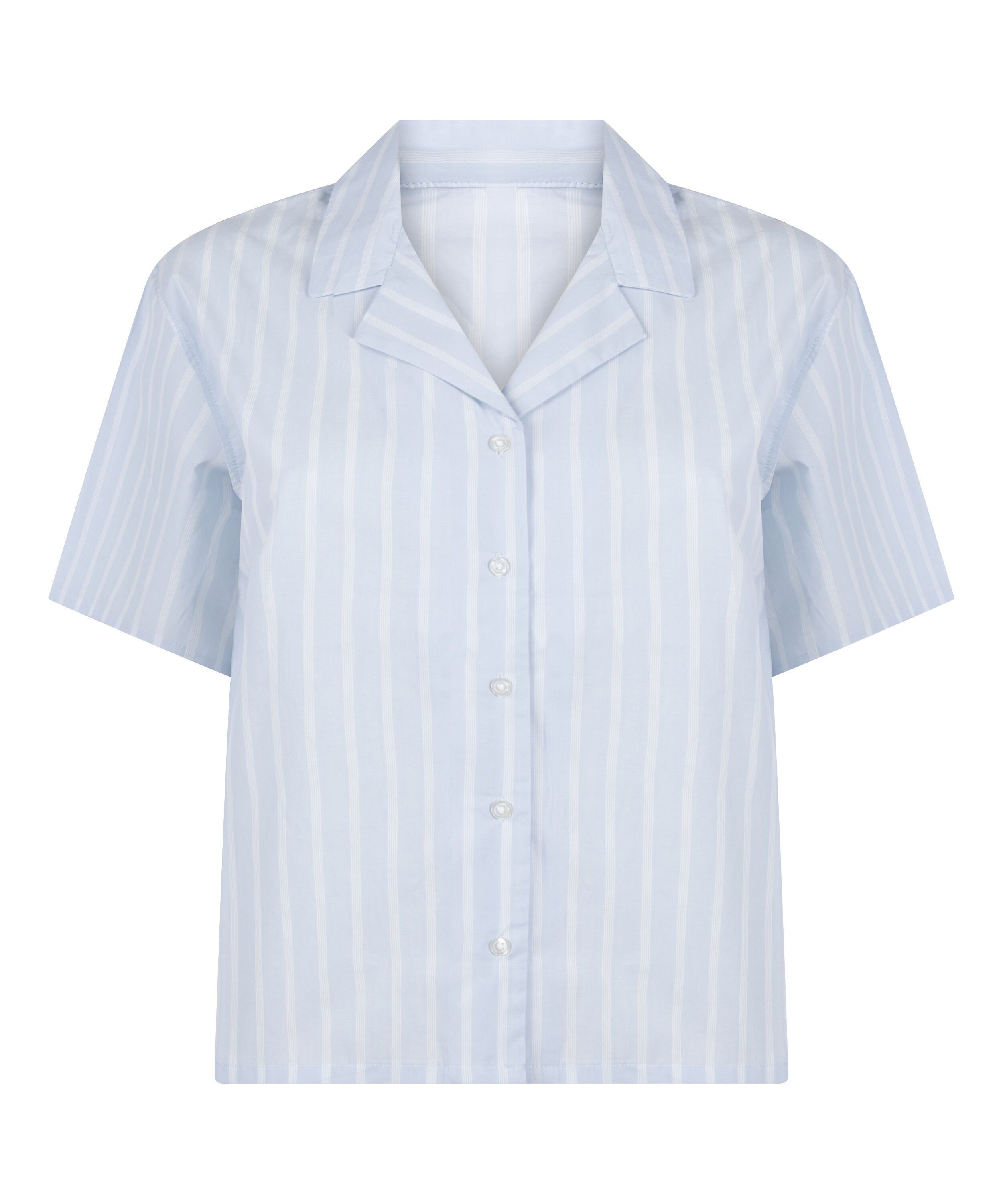 Gestreept Katoenen Jasje, Blauw