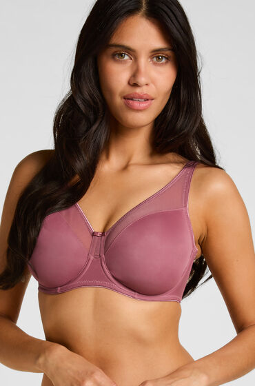 Hunkemöller Niet-voorgevormde minimizer beugel bh Nina Paars