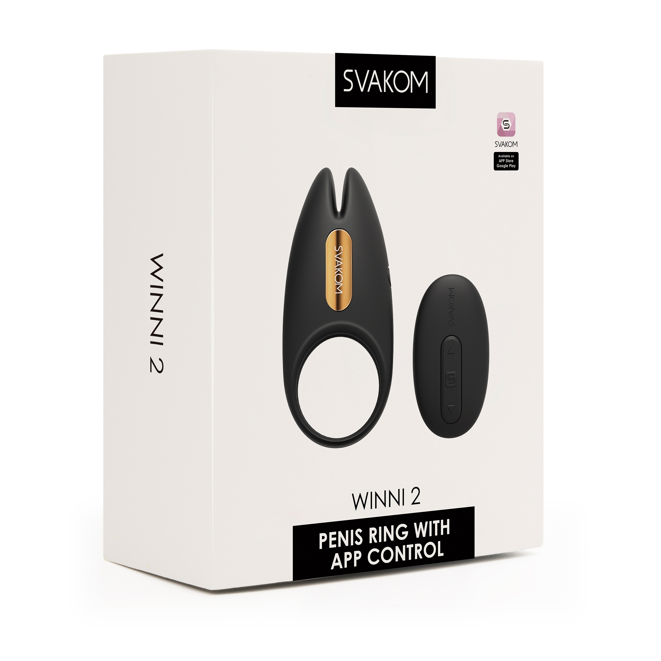 Svakom - Winni 2 App Controlled Penis Ring, Paars, main