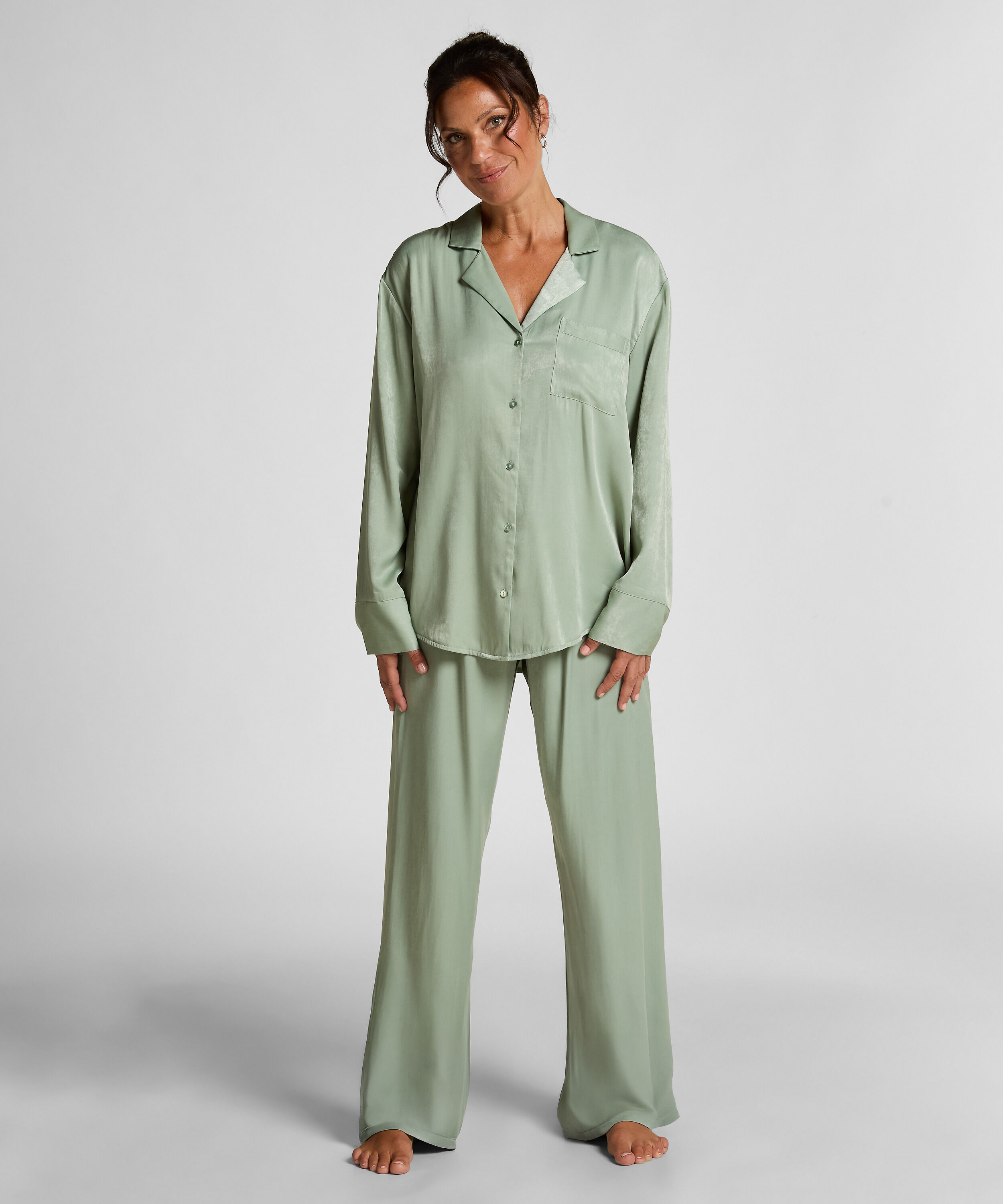 Broek Satijn, Groen