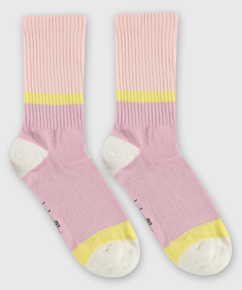 1 paar sokken Sporty, Roze
