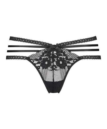 Lage string Bonnie, Zwart