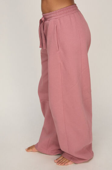 Hunkemöller Barrel Joggingbroek van Sweat Stof Roze