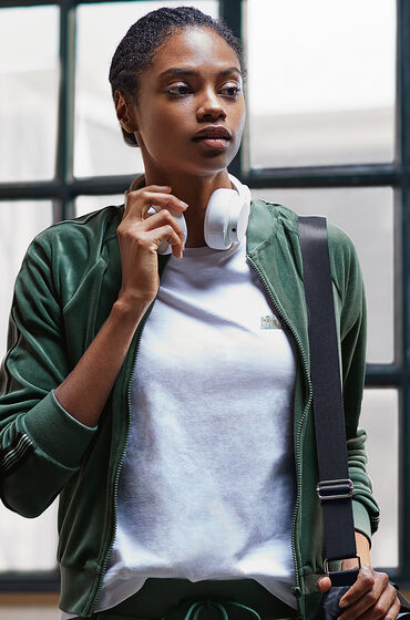 Hunkemoller Hkmx Vest Velours Groen hunkemoller kopen in de aanbieding