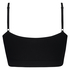 Seamless strappy top, Zwart