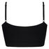 Naadloze strappy top, Zwart