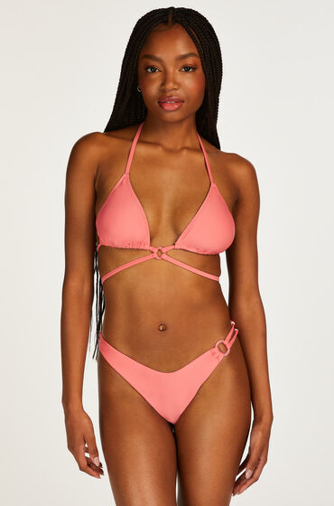 Hunkemöller Hoog uitgesneden bikinibroekje Sicily Oranje