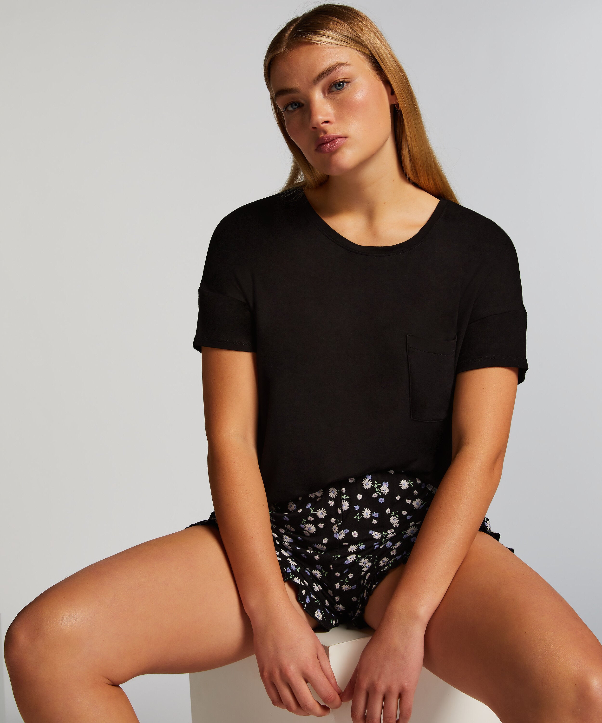 Pyjama set, Zwart