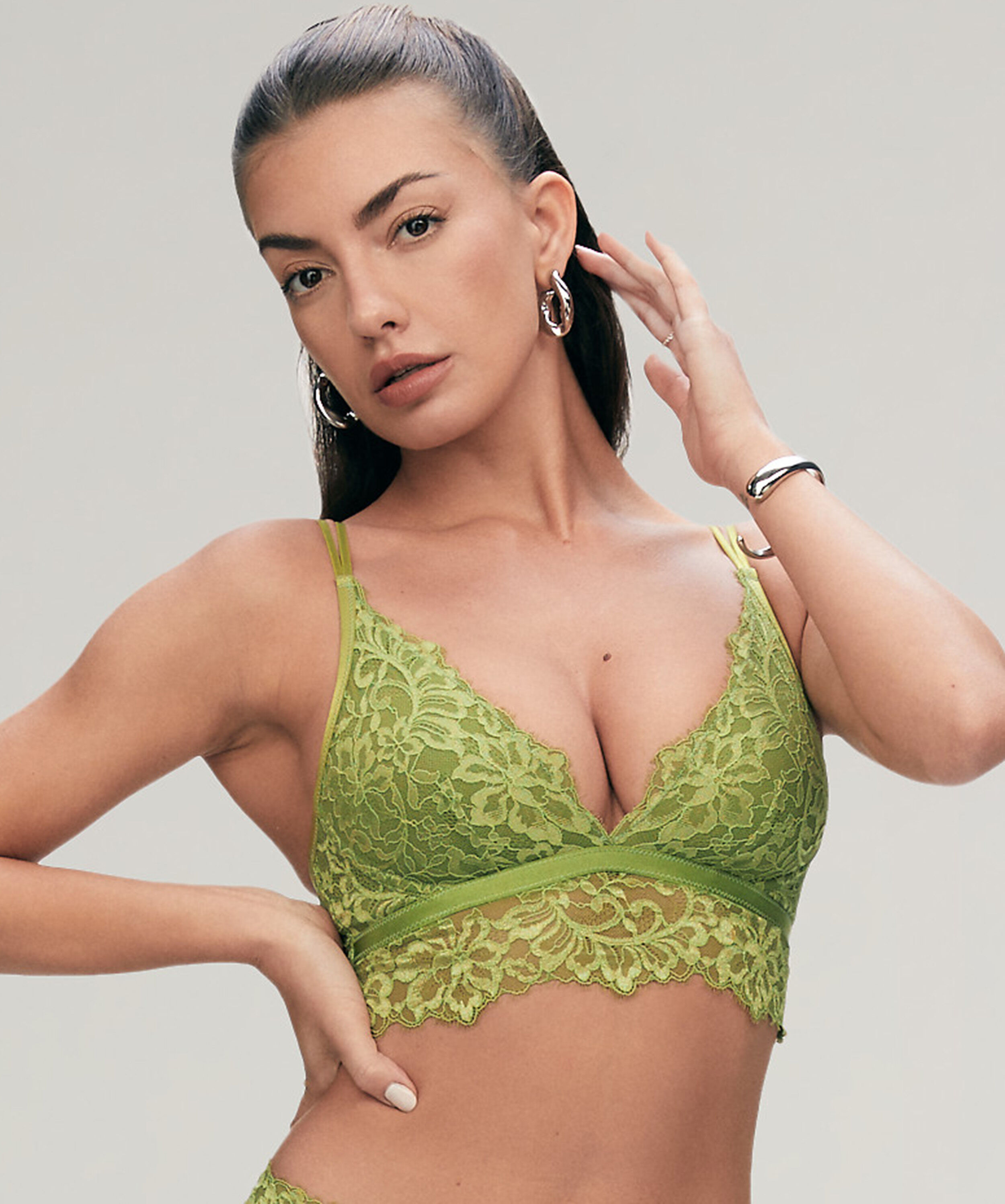 Bralette Isabella, Groen