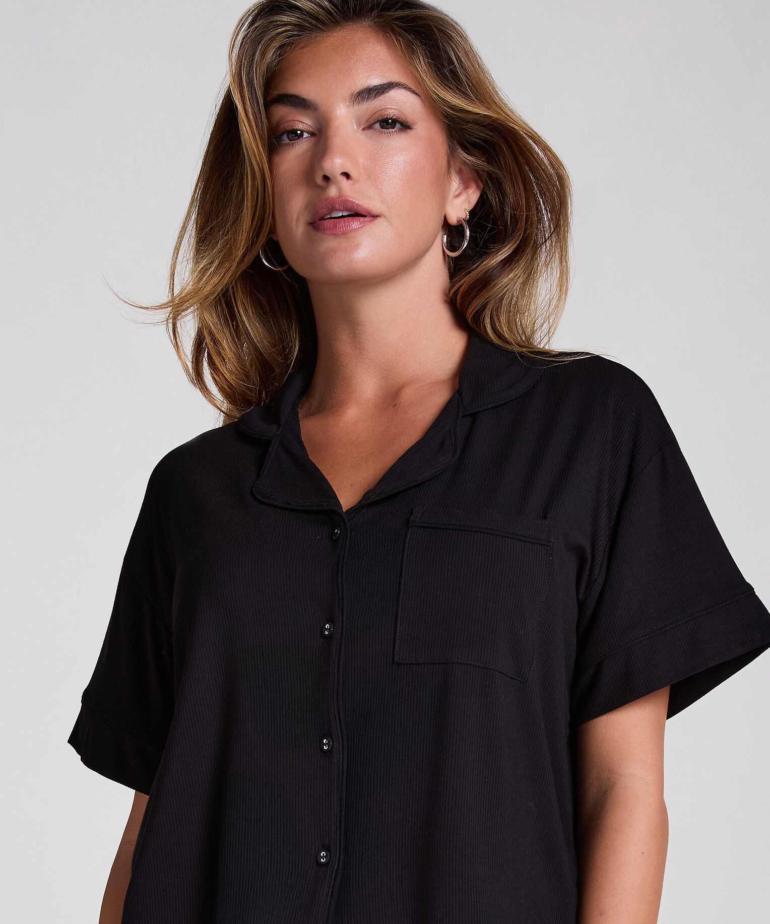 Velours Jacket, Zwart Velours Jacket, Zwart