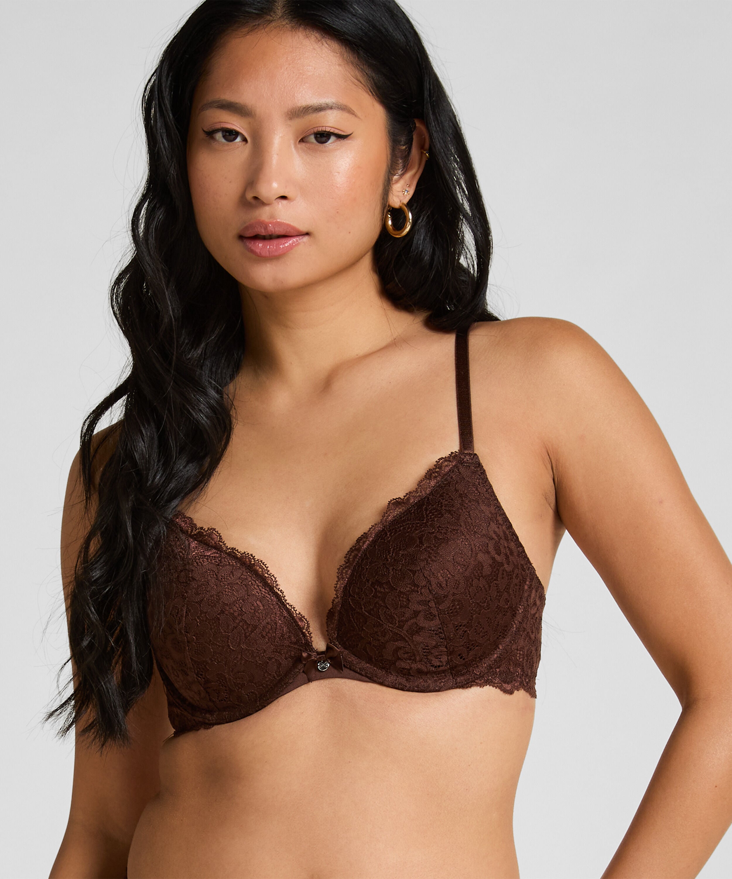 Voorgevormde push-up beugel bh Marine