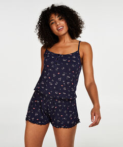 Onesie Short Jersey, Blauw