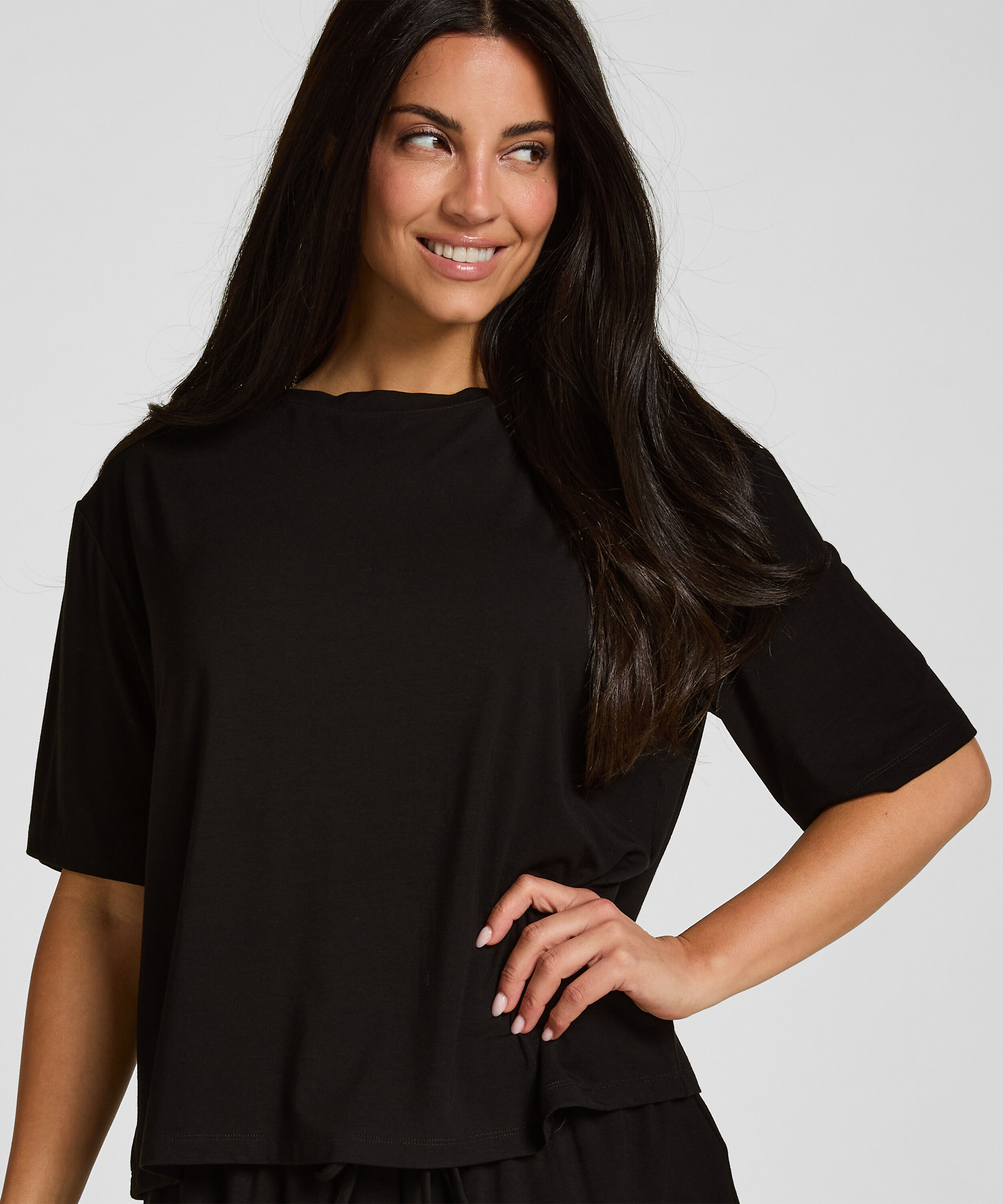 Pyjama Top Jersey Korte Mouw