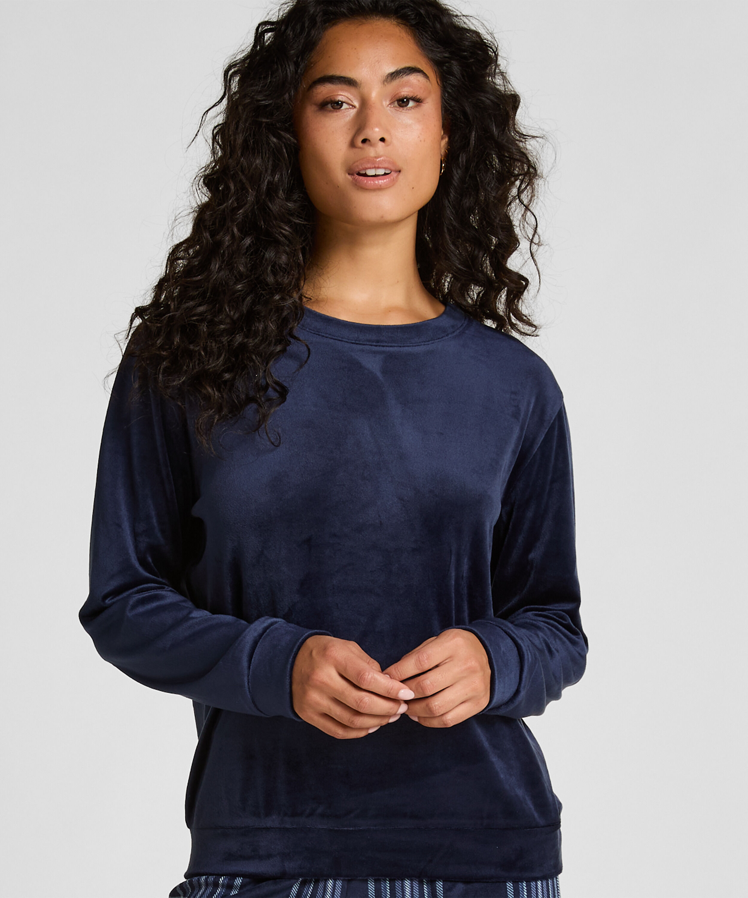 Pyjamaset Velours, Blauw