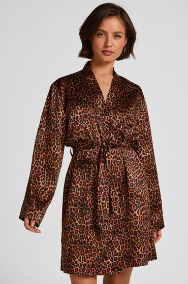 Hunkemöller Kimono Satin Zwart