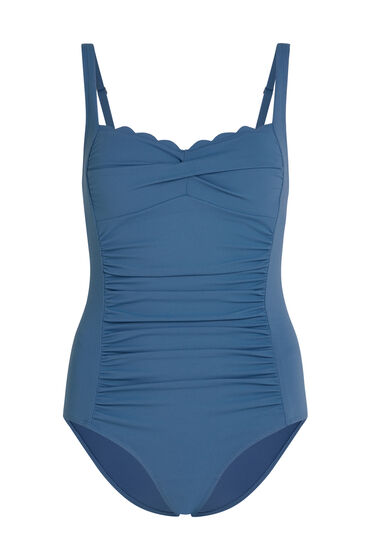 Hunkem&ouml;ller Badpak Shaping Scallop Blauw