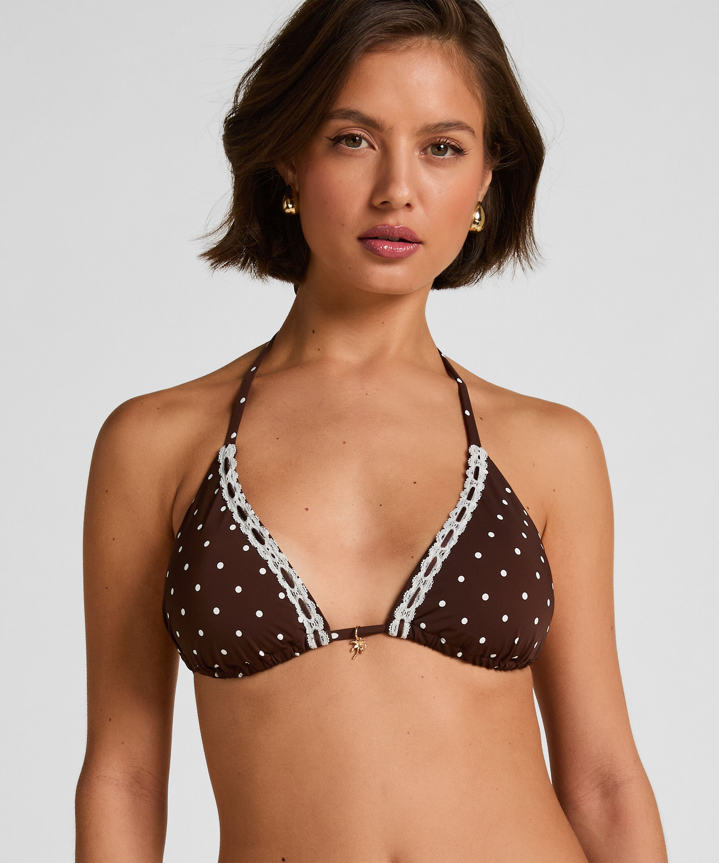 Triangle Bikini Top Algarve, Bruin