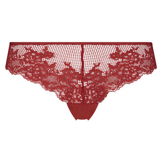String Invisible lace front, Rood