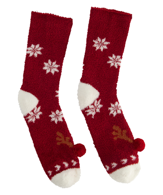 Cosy sokken Christmas, Rood