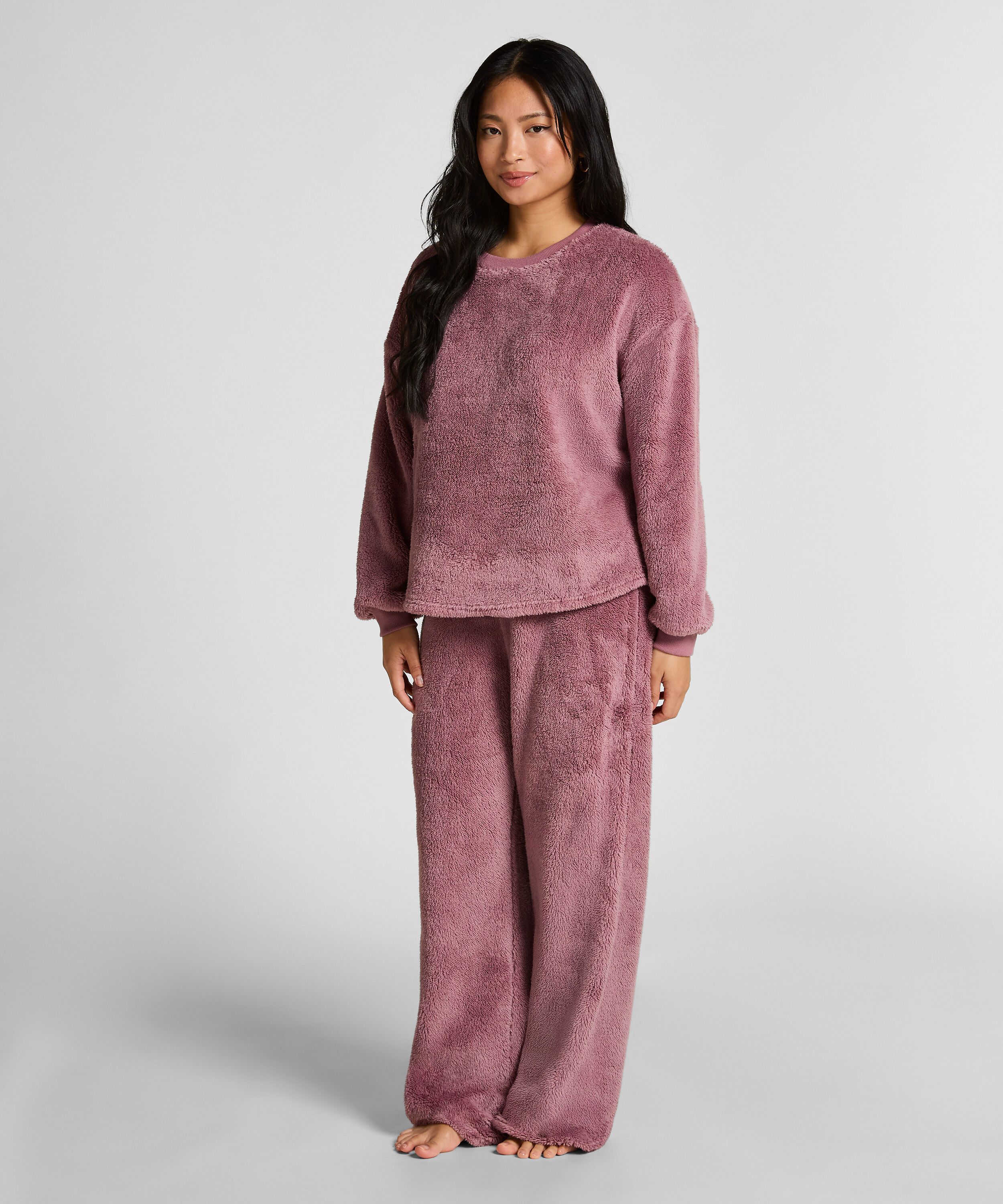 Top met lange mouwen Fluffy Fleece