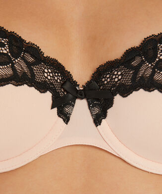 Voorgevormde beugel bh Secret lace, Roze