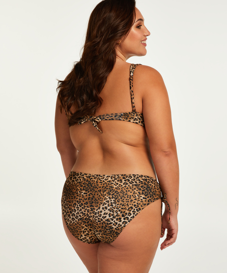 Bikinibroekje Leopard, Bruin