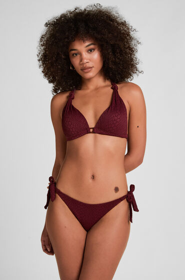 Hunkemöller Shaping Bikinibroekje met Hoge Taille Aruba Paars